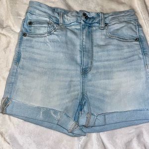AE Ne(x)t Level High-Waisted Denim Short Short